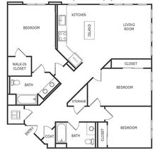 Residence C1 616 floor plan